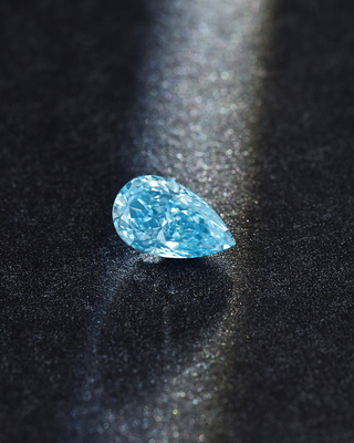 10 মোহস পিয়ার লস ল্যাব গ্রোব ব্লু ডায়মন্ড 1.0ct-1.8ct আইজিআই সার্টিফাইড