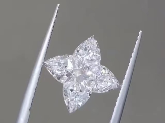 হোয়াইট ল্যাব গ্রোথ ডায়মন্ডস 4CT সিভিডি এলভি কাট লস ডায়মন্ড ডিইএফ ভিএস 1 জুয়েলারী সজ্জা জন্য