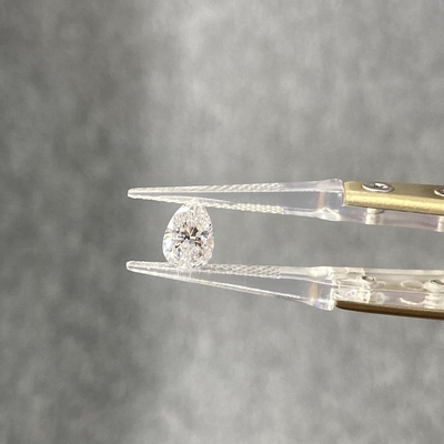 1.02ct জি ভিভিএস১ পিয়ার কাট সিভিডি ল্যাব তৈরি হোয়াইট ডায়মন্ডস জুয়েলারী উত্পাদন জন্য