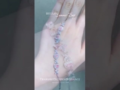 গোলাপী হীরা ব্রেসলেট