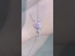 ফ্যান্সি রঙিন ডায়মন্ড ল্যাব রঙিন ডায়মন্ড তৈরি ডায়মন্ড ব্রেসলেট ডায়মন্ড জুয়েলারী