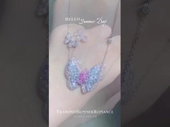 ল্যাব ডায়মন্ড জুয়েলারী ডায়মন্ড দুল নেকলেস জুয়েলারী ডিজাইন মূল্য পণ্য প্রজাপতি পণ্য