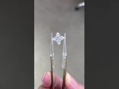 ল্যাব তৈরি ডায়মন্ডস সিভিডি আইজিআই সার্টিফাইড সিন্থেটিক ডায়মন্ডস চার পাতার ক্লোভার রিং নেকলেস