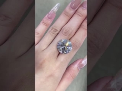 ল্যাব তৈরি হীরা আইজিআই সার্টিফাইড সিভিডি সিন্থেটিক হীরা রিং কানের দুল নেকলেস