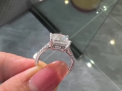 ল্যাব তৈরি ডায়মন্ড জুয়েলারী প্রিন্সেস ল্যাব বড় ডায়মন্ড জুয়েলারী ডায়মন্ড রিং স্টাড কানের দুল