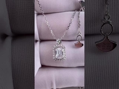 ইমেরাল্ড ল্যাব তৈরি ডায়মন্ড দুল নেকলেস ল্যাব ডায়মন্ড জুয়েলারী সেটিং দুল